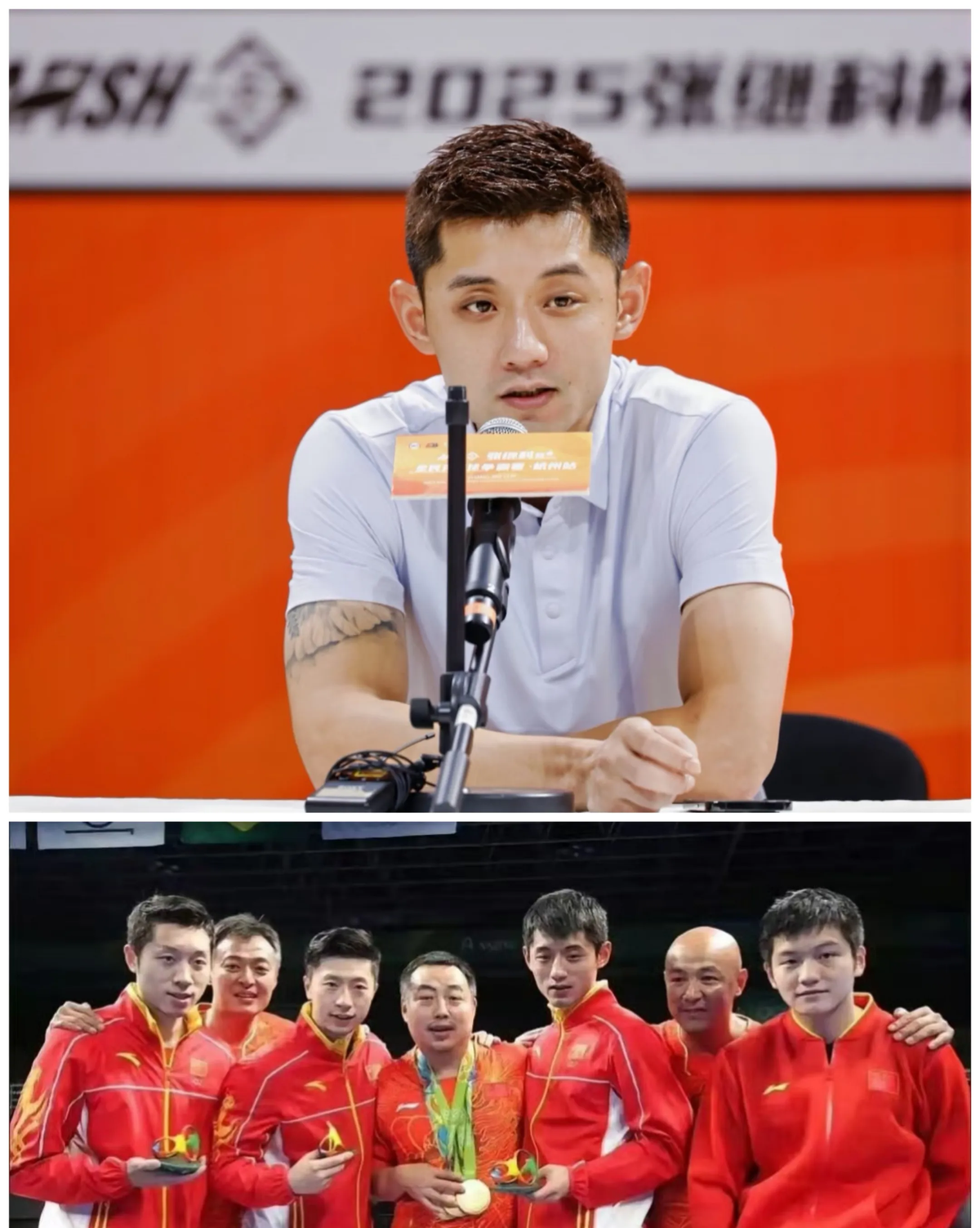 日本乒乓球队绝杀韩国乒乓球队，张继科送出助攻