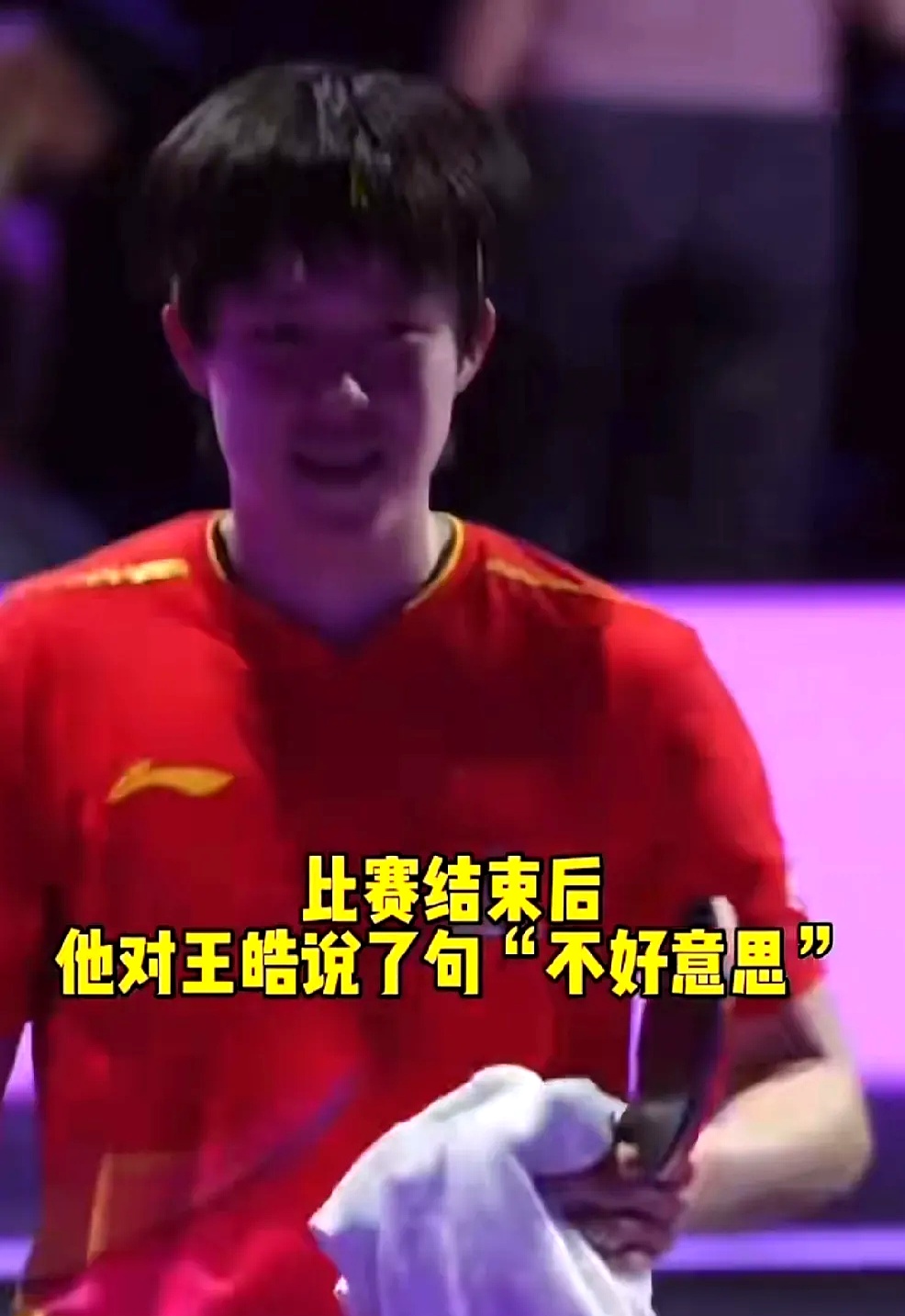 包含中国乒乓球队险胜韩国乒乓球队，王皓关键制胜的词条