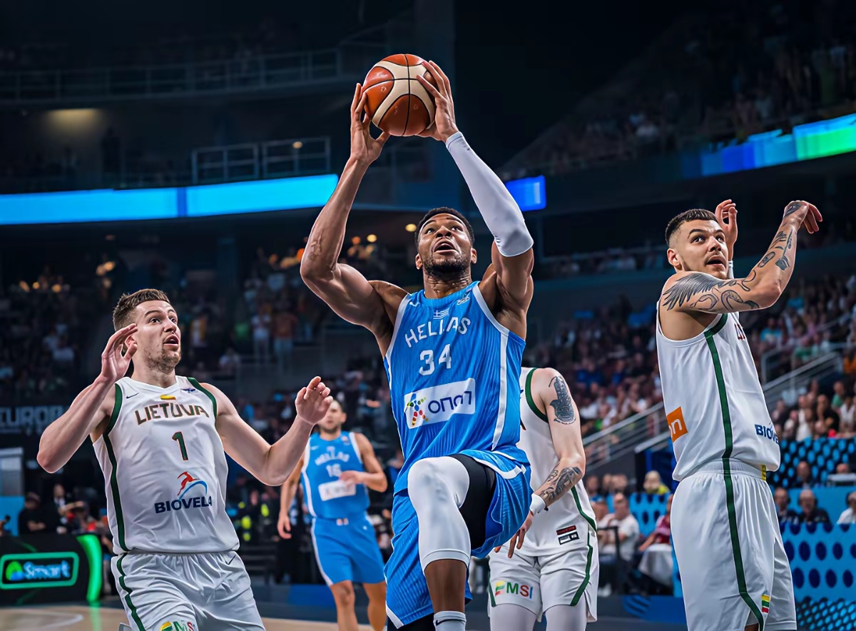 希腊男篮碾压76人,哈里斯打破历史纪录 希腊男篮碾压76人,哈里斯打破历史纪录